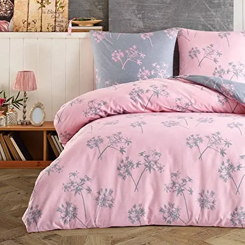 Buymax® Bettwäsche Set 155x220 aus 100% Baumwolle - Bettwäsche-Sets 155x220cm, 4-teilig mit 2 Kissenbezügen, ÖKO-TEX zertifiziert für nachhaltigen Komfort und mit praktischem Reißverschluss für einfache Handhabung.