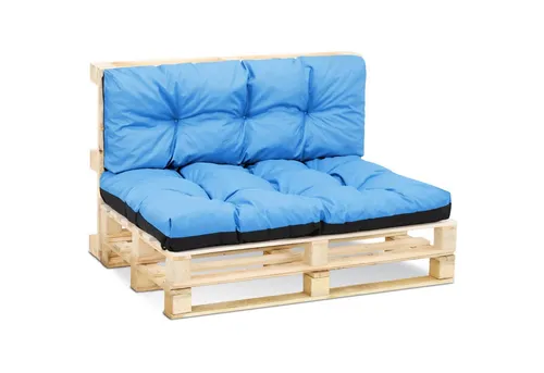 Amazinggirl Palettenkissen 40x120 cm - Himmelblau - Dekokissen für Outdoor – Hochwertige Polsterung für Ihre Europalettenmöbel, wasserabweisend und UV-beständig für maximalen Komfort im Freien.