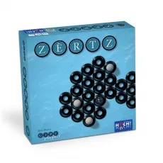 ZERTZ - Taktisches Kugelspiel - Gesellschaftsspiel für strategische Denker, bei dem Spieler durch geschicktes Platzieren und Schlagen von Kugeln wertvolle Kombinationen erzielen.