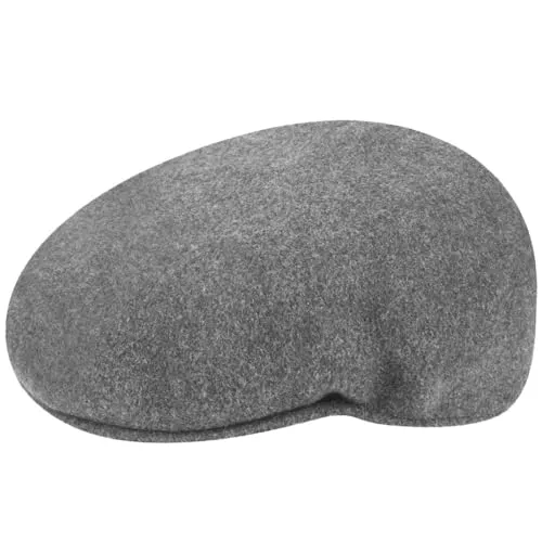 Kangol Herren Schirmmütze Wool 504, Anthrazit, Small (Herstellergröße: Small)
