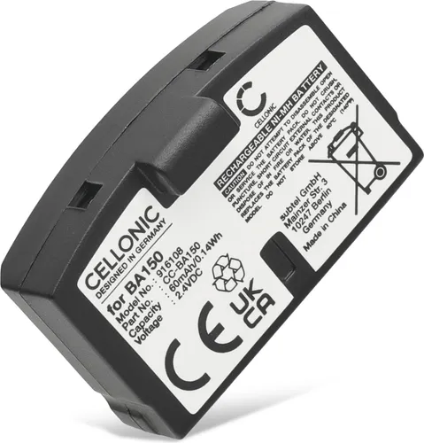 CELLONIC, Akku für Headset kompatibel mit Sennheiser RS 400, RS 65, HDR 60 (RS 60) (60mAh, 2.4V) Ersatzakku BA 150,BA 151,BA152
