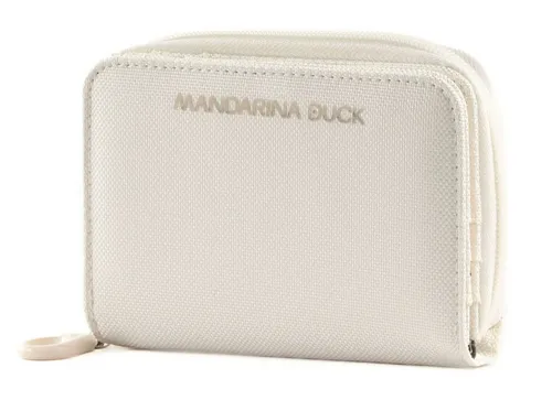 Mandarina Duck Damen Md 20 Geldbeutel, Optical White - Damen-Geldbörsen aus robustem Polyester mit praktischem Reißverschluss und stilvollem Design für jeden Anlass.