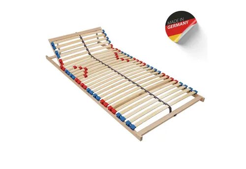 Beco Lattenrost Easy Fit K - 7-Zonen, verstellbar, Made in Germany - Lattenrost Easy Fit K von BeCo, 7 Zonen für optimale Wirbelsäulenanpassung, Kopfteil bis 13-fach verstellbar, langlebig und einfach selbst zu montieren.