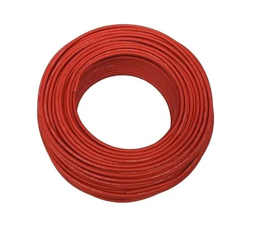 NAKA Solarkabel 6mm2 Kabel H1Z2Z2-K Reines Kupfer für Solarpanel Solarmodul, Photovotaik Solarkabel, 6mm2 Kabel für PV-Modul PV-Anlage, Photovoltaik-Panel-Kabel, Solarleitung Meterware Rot