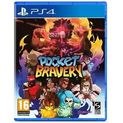 Pocket Bravery - PS4 [EU Version] - Retro-inspiriertes Kampfspiel mit 12 einzigartigen Charakteren und 20 Arenen. Erlebe spannende Kämpfe im lokalen oder Online-Modus mit niedrigster Latenz dank Rollback-Netcode!