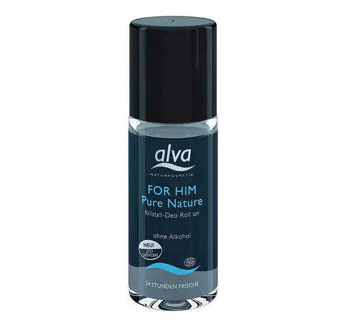 Alva Deo-Stift FOR HIM Pure Nature - Kristall- Deo Roll on 50ml