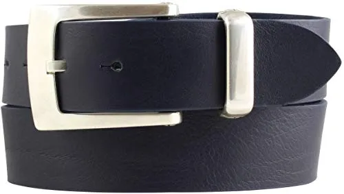 BELTINGER Designer-Gürtel aus Vollrindleder mit Metall-Schlaufe 4 cm | Robuster Jeans-Gürtel für Damen und Herren 110cm - Hochwertiger 40mm Ledergürtel aus italienischem Vollrindleder mit strukturierter Oberfläche. Ideal für Freizeit und Büro, individuell anpassbar mit 5 Löchern für perfekten Sitz.