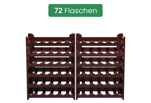 ARTECSIS Weinregal stapelbar für 72 Flaschen von ARTECSIS