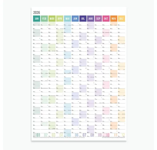 Wandkalender von heaven+paper