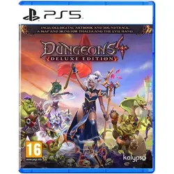 Dungeons 4 (Deluxe Edition) - Sony PlayStation 5 - Real Time Strategy für PS5, erlebe spannende Dungeon-Management-Action und strategische Herausforderungen in dieser Deluxe Edition.