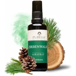 Purelia - Airspray Zirbenwald 50 Ml Hochwertige Ätherische Öle Raumspray Raumduft