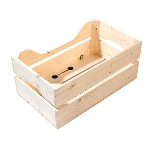Racktime Woodpacker Holzbox 25 Liter in braun von racktime