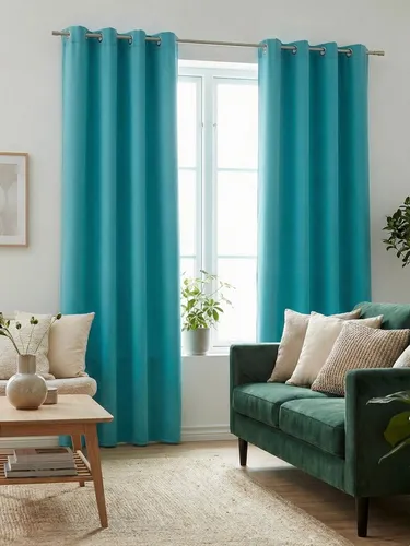 Wirth Vorhang Dim out (1 St), Ösen, verdunkelnd blau 145 cm x 150 cm - Der stilvolle Dim out Vorhang in Blau sorgt für optimale Lichtreduzierung. Mit praktischen Ösen für eine einfache Montage und aus pflegeleichtem Polyester gefertigt, ist er ideal für jedes Zuhause.
