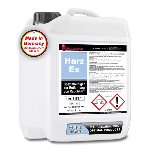 Rauchharzentferner 5 Liter Harz EX Spezialreiniger Rauchharz