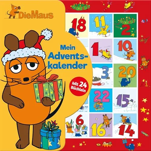 Die Maus Mein Adventskalender: 24 Büchlein in wiederverschließbarer Box - Weihnachten für Kinder: 24 bezaubernde Büchlein für spannende Adventstage, ideal für Kinder ab 3 Jahren.
