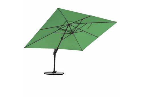 RS Trade Rechteckschirm Sonnenschirm 3m x 4m - UV-Schutz & innovative Neigung - Sonnenschirm 300 x 400 cm mit axialer Seitenneigung für optimalen Schatten. Robuster Aluminium-Mast, wasserabweisende Bespannung und einfache Montage für Ihren perfekten Outdoor-Bereich.