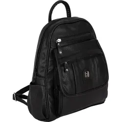 Cityrucksack Damenrucksack Tagesrucksack Stadt Rucksack Bagpack SCHWARZ (15119)