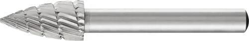 PFERD TOOLS 22441336 Frässtift HSS Spitzbogen Länge 60 mm Produktabmessung, Ø 10 mm Arbeits-Länge 20 mm Schaftdurchmesser 6 mm 1 Stück