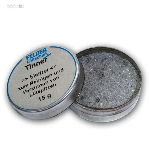 15g Dose Felder TINNER Sn96,5Ag3,5 Lötspitzenreiniger / Verzinner