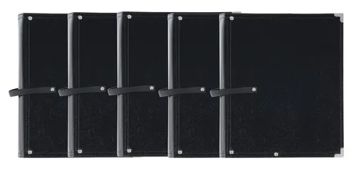 Classic Cantabile Notenmappe Standard Schwarz 5er Set von Classic Cantabile