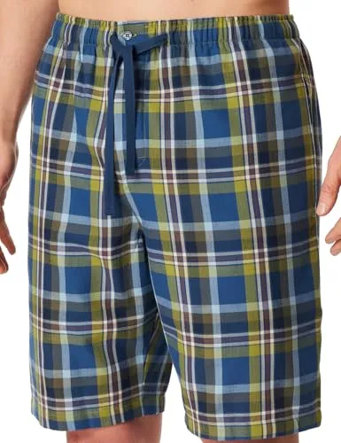 Schiesser Herren Schlafhose kurz Bermuda - Mix + Relax - Bequeme kurze Schlafhose aus hochwertiger Bio-Baumwolle für entspannten Tragekomfort. Ideal für warme Nächte und entspannte Stunden zu Hause.