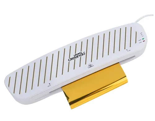 CRELANDO Heißfolienapplikator 22 tlg. Laminiergerät