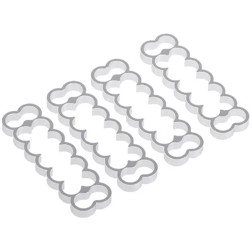 Alphacool Eiskamm Alu X14 - 4mm - 4 Stück silber