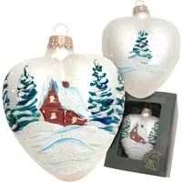 Weihnachtsbaumschmuck Silber von Krebs Glas Lauscha