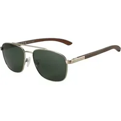 Sonnenbrille Herren Polarisiert Gold Rahmen Grün Linse - Stylische Sonnenbrille für Herren mit polarisierten Gläsern und goldfarbenem Rahmen. Ideal für Outdoor-Aktivitäten, bietet sie optimalen UV-Schutz und klare Sicht. Perfekt für Abenteuer unter dem Sonnenschein!