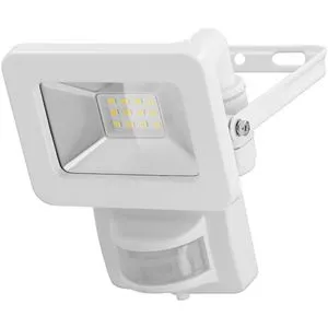 GOOBAY LED-Fluter mit Bewegungsmelder 10W, 850lm, 4000K - Lampen mit integriertem PIR-Bewegungsmelder, korrosionsbeständig und ideal für zuverlässige Ausleuchtung im Außenbereich.