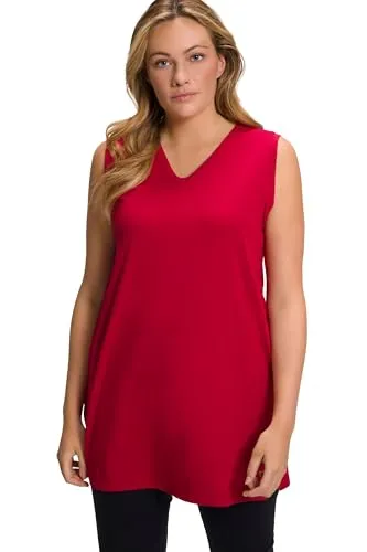 Ulla Popken, Damen, große Größen, Basic-V-Top von Ulla Popken