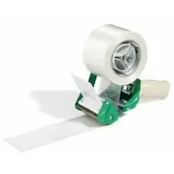 TRANSPAK 9070038 Handabroller für Filament - Handabroller für 75 mm Rollen, ideal für 3D-Drucker, mit regelbarer Abrollbremse und extra starkem Messer für präzises Arbeiten.