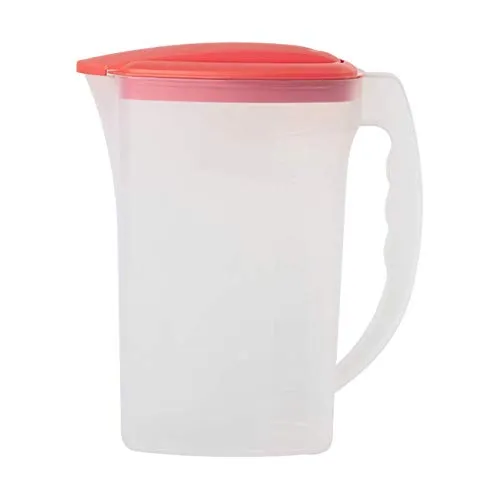 Saft Wasser Eistee Kanne Behälter Kühlschrankkrug Multifunktionsbox mit Deckel 2L Kunststoff