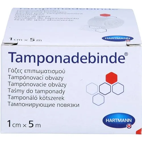 TAMPONADEBINDE 1 cmx5 m steril Hartmann 1 St