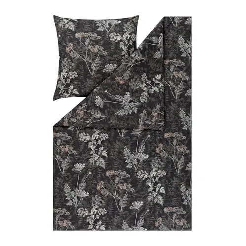 ESTELLA Mako Interlock Jersey Bettwäsche Achillea Nachtblau von ESTELLA