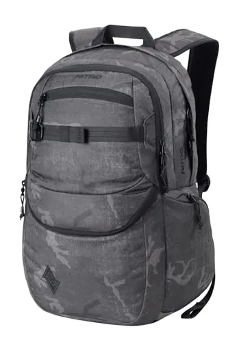 NITRO Future Hero Daypack mit Laptopfach 51 cm - Grau - Schulrucksäcke mit speziellem Laptopfach für sicheren Transport, ideal für Schule und Freizeit.