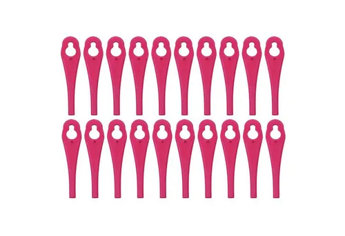 FixedByU Motorsensenmesser passend für Einhell Rasentrimmer (20 Kunststoffmesser)