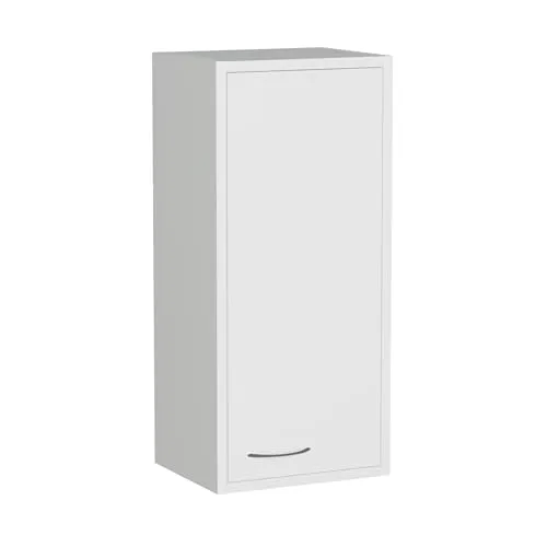 MARAND Hängeschrank Badezimmer Regal mit Regalböden Hochschrank Wandmontage 74 cm