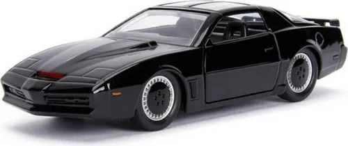Jada Fahrzeug Knight Rider KITT Pontiac - Hochdetailliertes 1:24 Modellauto mit LED Licht und öffnenden Türen, ideal für Sammler und Modellliebhaber