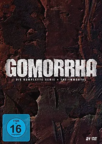 Gomorrha - Die komplette Serie: Staffel 1-5 & The Immortal LTD. [21 DVDs] - Packende Mafia-Drama-Serie, ideal für Fans von spannenden Geschichten, Freigegeben ab 16 Jahren.
