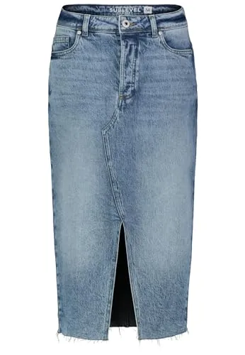 Sublevel Damen Jeansrock D85079BH50201M303-S von Sublevel