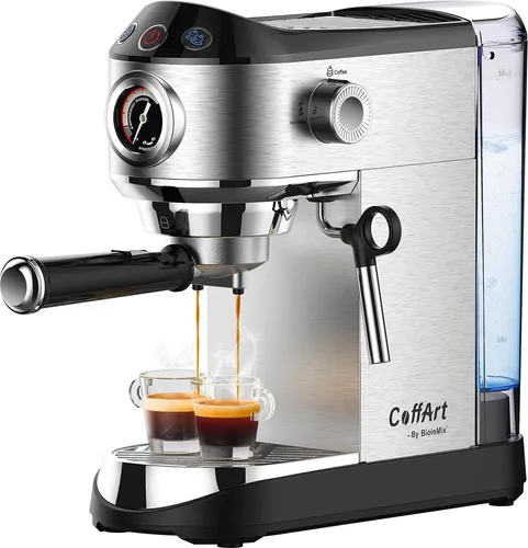 Espressomaschine CM7008 Neu, 20 Bar Dampfdruck mit Milchaufschäumer