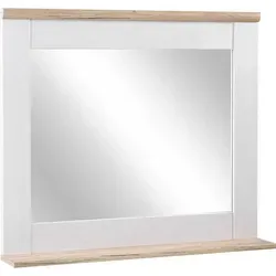 Spiegel - Sibiu Lärche - San Remo Eiche - 80x70 cm - Badezimmerspiegel in stilvollem Design, ideal für moderne Badezimmer und sorgt für eine helle, einladende Atmosphäre.