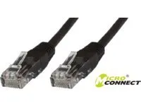 Microconnect UTP CAT6 Netzwerkkabel, 0,2 m, Cat6, U/UTP (UTP), RJ-45, RJ-45, Schwarz