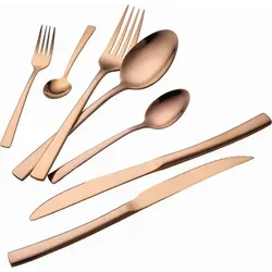 BERLINGER HAUS Rose Gold BH-3087 42-teiliges Besteckset fr 6 Personen, Rosgold glnzend - Gold