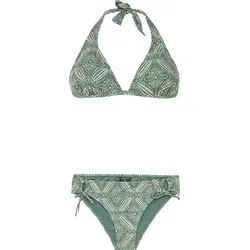 PROTEST PRTSUGAR HALTER C-CUP Bikini 2025 veggie green - XL - Stylischer PRTSugar Neckholder-Bikini für aktive Strandtage! Aus recycelten Materialien gefertigt, bietet er Komfort und anpassbare Passform. Genießen Sie die perfekte Balance aus Bedeckung und Freiheit mit herausnehmbaren Polstern.