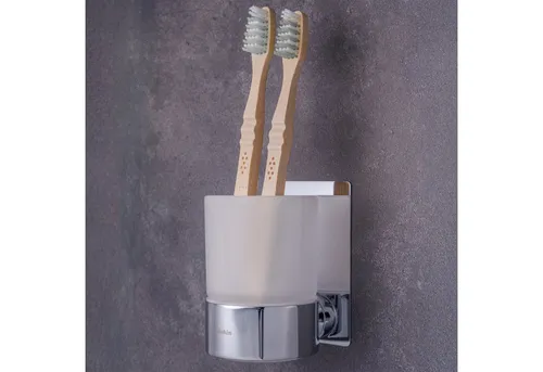 Dolvhin Zahnputzbecher Wandmontage ohne Bohren von Dolvhin