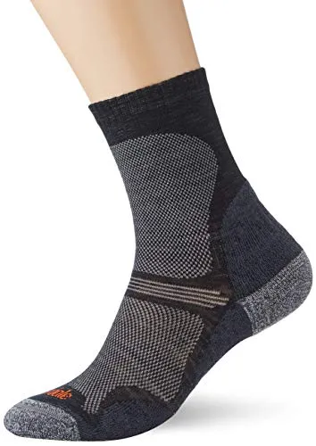 Bridgedale Hike UL Merino Perf. Crew Socken, Unisex, Erwachsene, Schwarz, Einheitsgröße