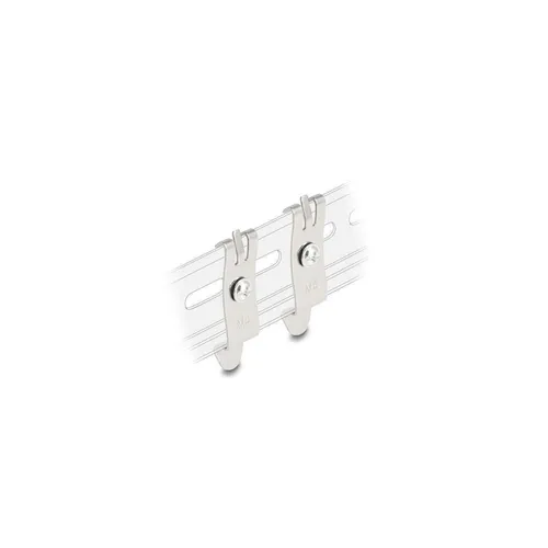 Produktbild - Desktop Patch Panel Halterung für Hutschiene mit M4... 88142