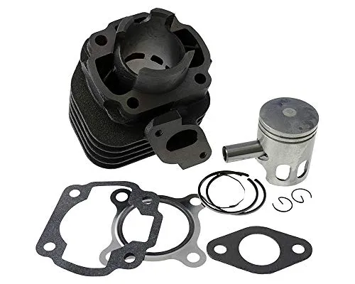 VANEZ Zylinderkit Ersatz 50ccm AC 2-Takt China 1E40QMB gerade kompatibel für Explorer Race GT50, CPI Oliver